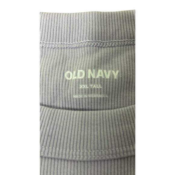 Old Navy Snug Crop Tank Top Sz XXL Tall Dusky Lavender Ribbed Stretch New - Picture 6 of 6